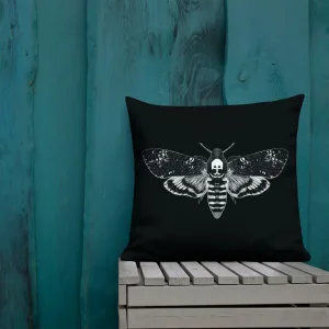 Moth Pattern Throw Pillow