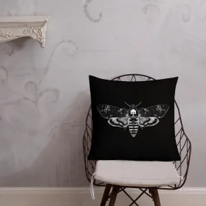 Moth Pattern Throw Pillow