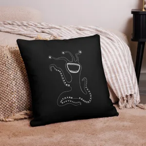Stylized Tentacle Design Decorative Pillow