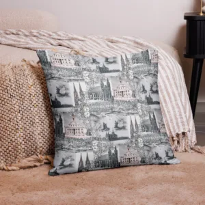 Medieval Cathedrals of Germany Throw Pillow