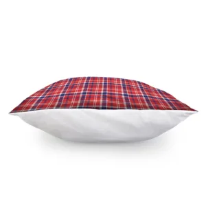 4th of July American Plaid Print Throw Pillow With Inner Home Decor
