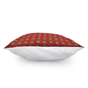 8-Bit Pixel Christmas Tree Pattern Print Throw Pillow With Inner Home Decor