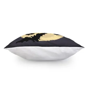 8-Bit Pixel Halloween Bat Print Throw Pillow With Inner Home Decor