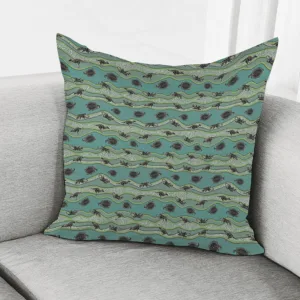 Aboriginal Animals Pattern Print Throw Pillow With Inner Home Decor