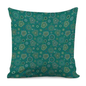 Aboriginal Sea Turtle Pattern Print Throw Pillow With Inner Home Decor