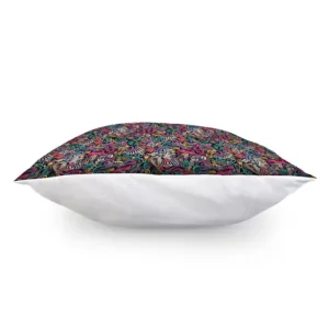 Abstract Music Pattern Print Throw Pillow With Inner Home Decor