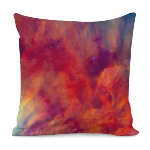 Abstract Nebula Cloud Galaxy Space Print Throw Pillow With Inner Home Decor