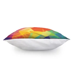 Abstract Polygonal Geometric Print Throw Pillow With Inner Home Decor