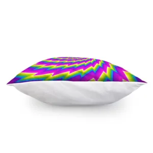 Abstract Twisted Moving Optical Illusion Throw Pillow With Inner Home Decor