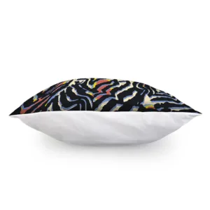 Abstract Zebra Pattern Print Throw Pillow With Inner Home Decor