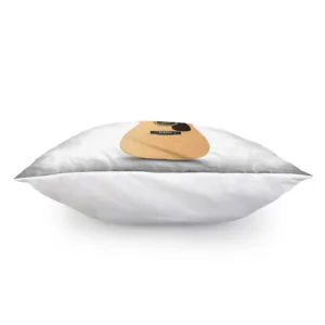 Acoustic Guitar Print Throw Pillow With Inner Home Decor