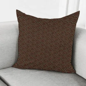 African Afro Dot Pattern Print Throw Pillow With Inner Home Decor