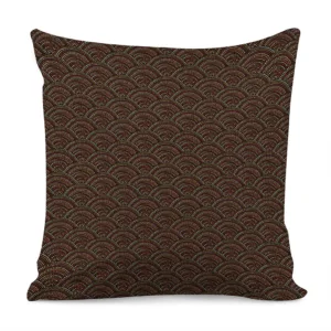 African Afro Dot Pattern Print Throw Pillow With Inner Home Decor