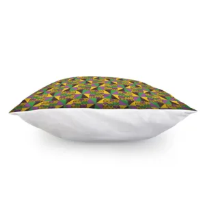 African Kente Pattern Print Throw Pillow With Inner Home Decor