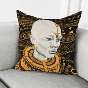 African Style Print Throw Pillow With Inner Home Decor