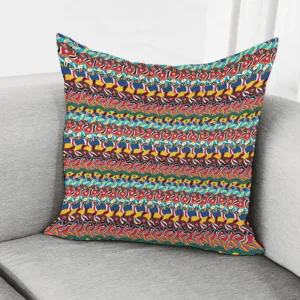 Afro African Ethnic Pattern Print Throw Pillow With Inner Home Decor