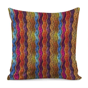 Afro Ethnic Inspired Print Throw Pillow With Inner Home Decor