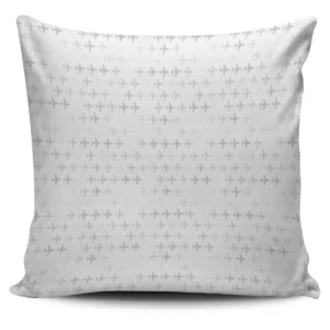 Airplane Print Pattern Throw Pillow With Inner Home Decor
