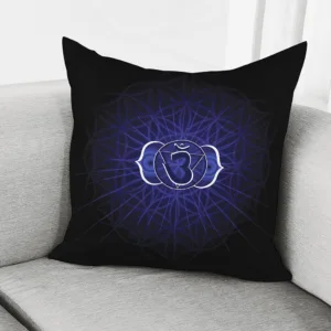 Ajna Chakra Spiritual Print Throw Pillow With Inner Home Decor