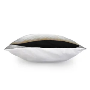 Albino Snake Print Throw Pillow With Inner Home Decor