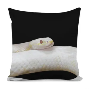 Albino Snake Print Throw Pillow With Inner Home Decor