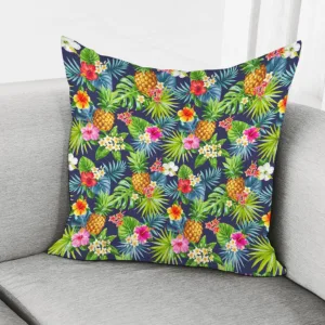 Aloha Hawaii Tropical Pattern Print Throw Pillow With Inner Home Decor